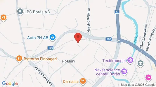 Apartments for rent i Borås - kort over placeringen