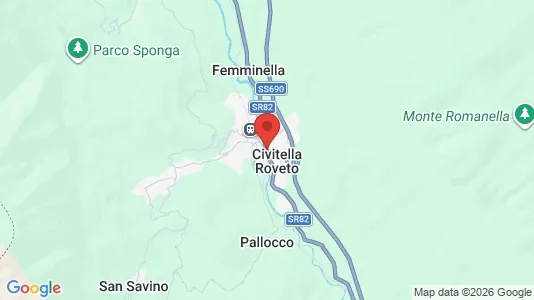 Apartments for rent i Civitella Roveto - kort over placeringen