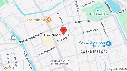 Apartments for rent i Groningen - kort over placeringen