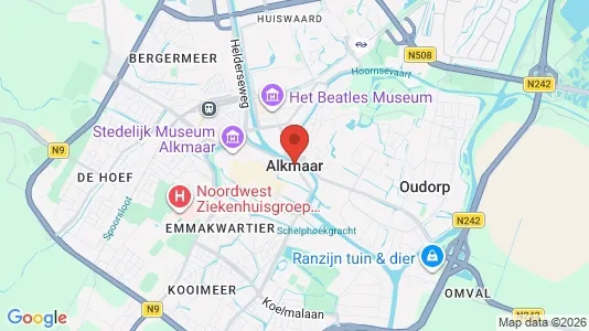 Apartments for rent i Alkmaar - kort over placeringen