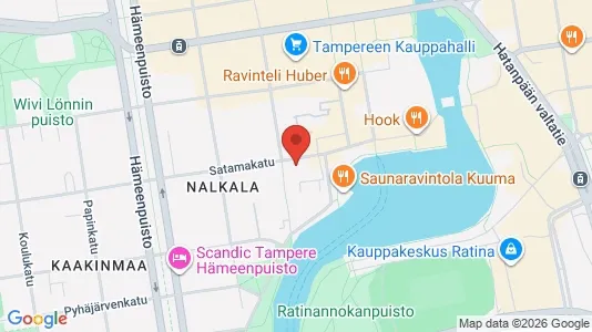 Apartments for rent i Tampere Keskinen - kort over placeringen