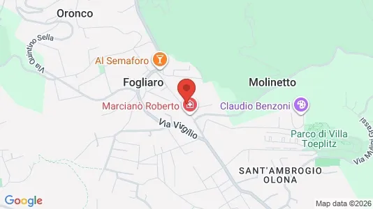 Apartments for rent i Varese - kort over placeringen