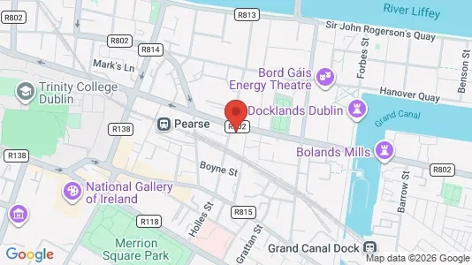Apartments for rent i Dublin 2 - kort over placeringen