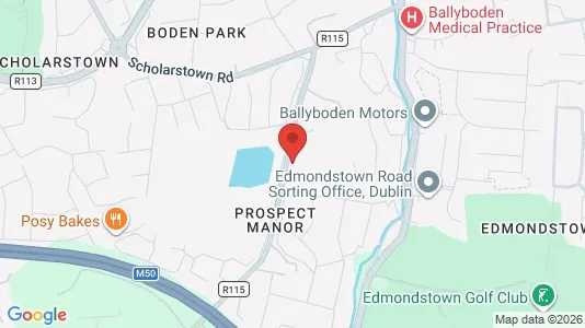 Apartments for rent i Dublin 16 - kort over placeringen