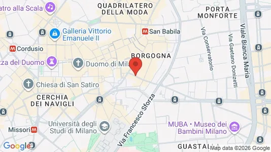 Apartments for rent i Milano Zona 1 - Centro storico - kort over placeringen