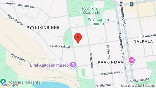 Rooms for rent i Tampere Keskinen - kort over placeringen