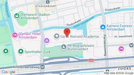 Apartments for rent i Amsterdam Oud-Zuid - kort over placeringen
