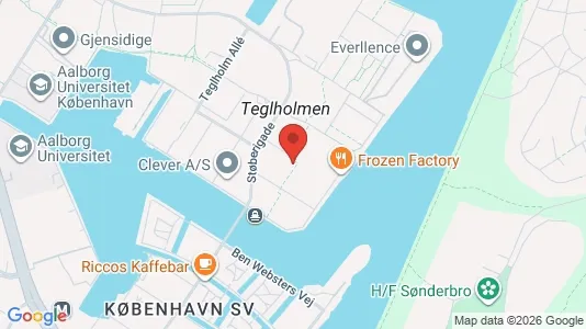 Apartments for rent i Copenhagen SV - kort over placeringen