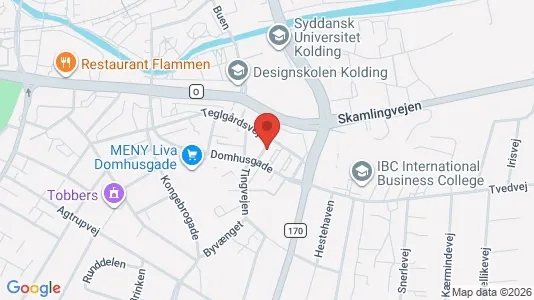 Apartments for rent i Haderslev - kort over placeringen