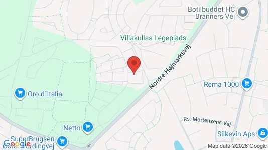 Apartments for rent i Silkeborg - kort over placeringen