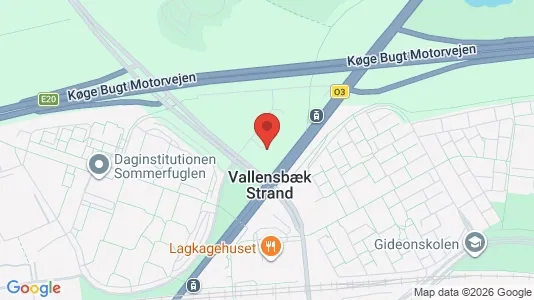 Apartments for rent i Vallensbæk Strand - kort over placeringen