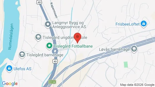 Apartments for rent i Kongsberg - kort over placeringen