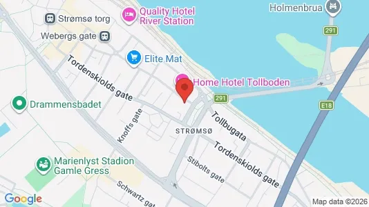 Apartments for rent i Drammen - kort over placeringen
