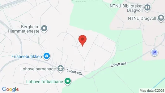 Rooms for rent i Trondheim Lerkendal - kort over placeringen