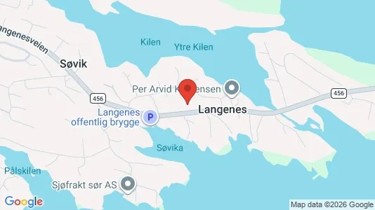 Apartments for rent i Søgne - kort over placeringen