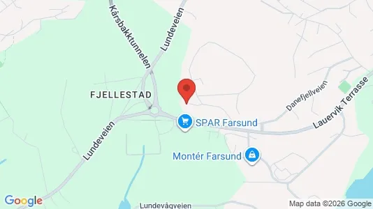 Apartments for rent i Farsund - kort over placeringen