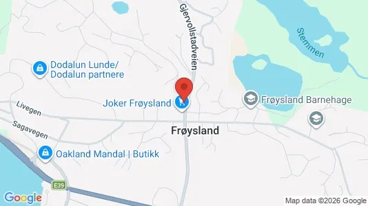 Apartments for rent i Mandal - kort over placeringen