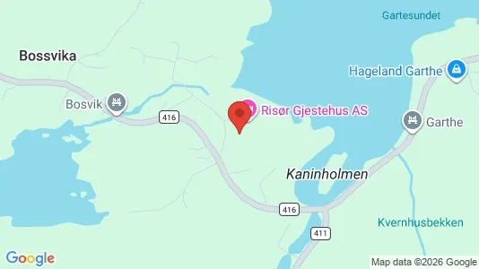 Apartments for rent i Risør - kort over placeringen