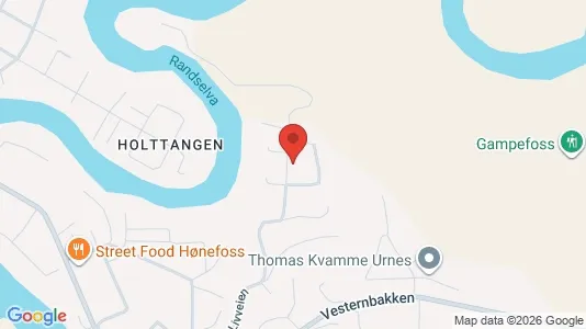 Rooms for rent i Ringerike - kort over placeringen