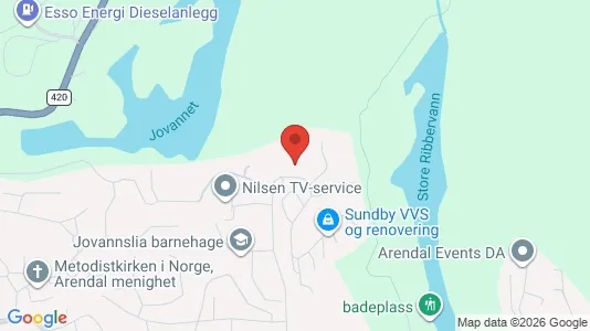 Apartments for rent i Arendal - kort over placeringen