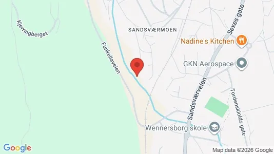 Apartments for rent i Kongsberg - kort over placeringen