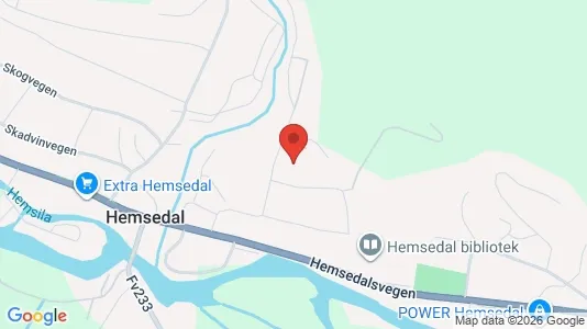 Rooms for rent i Hemsedal - kort over placeringen
