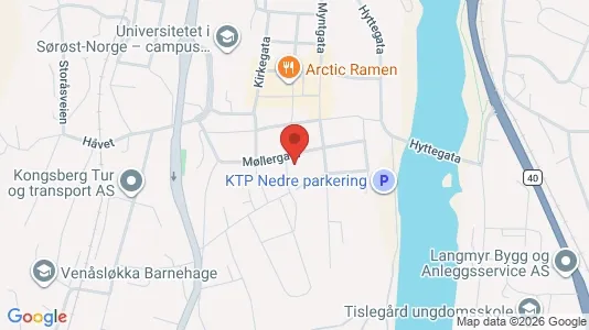 Apartments for rent i Kongsberg - kort over placeringen