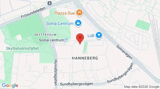 Apartments for rent i Solna - kort over placeringen
