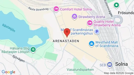 Apartments for rent i Solna - kort over placeringen