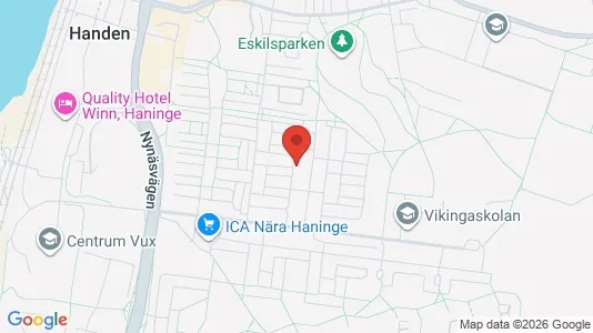 Apartments for rent i Haninge - kort over placeringen