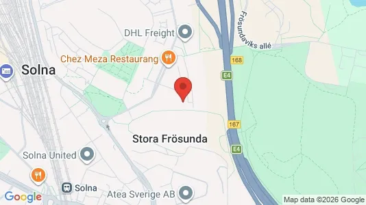 Apartments for rent i Solna - kort over placeringen