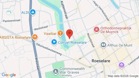 Apartments for rent i Roeselare - kort over placeringen