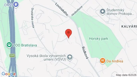 Apartments for rent i Bratislava Staré Mesto - kort over placeringen
