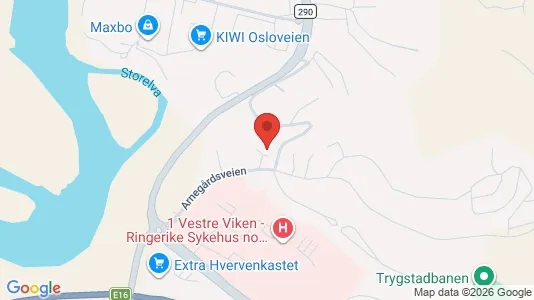 Apartments for rent i Ringerike - kort over placeringen