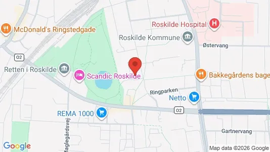 Apartments for rent i Roskilde - kort over placeringen