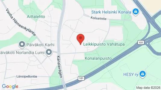 Apartments for rent i Helsinki Läntinen - kort over placeringen