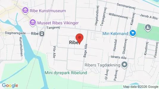 Apartments for rent i Ribe - kort over placeringen