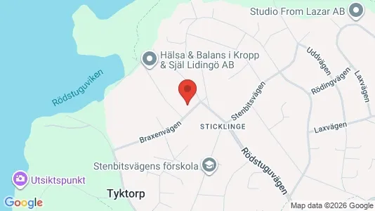 Apartments for rent i Lidingö - kort over placeringen
