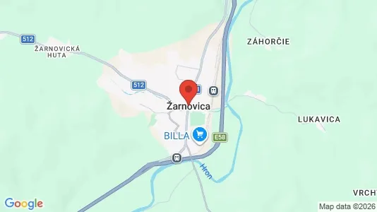 Houses for rent i Žarnovica - kort over placeringen