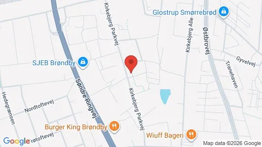 Apartments for rent i Brøndby - kort over placeringen