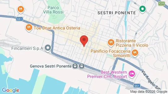 Apartments for rent i Genoa - kort over placeringen