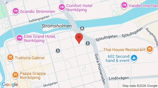 Apartments for rent i Norrköping - kort over placeringen