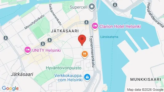 Rooms for rent i Helsinki Eteläinen - kort over placeringen