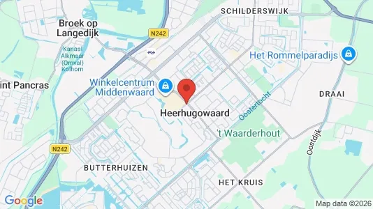 Apartments for rent i Heerhugowaard - kort over placeringen