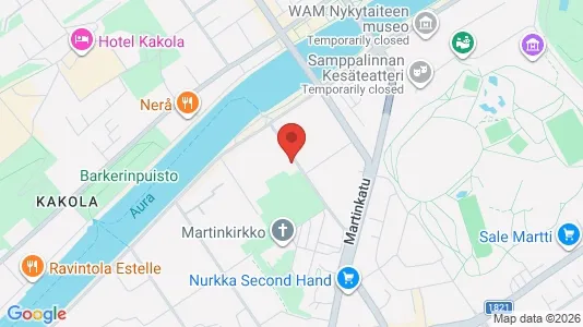 Apartments for rent i Turku - kort over placeringen