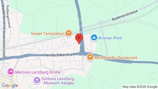 Rooms for rent i Lenzburg - kort over placeringen