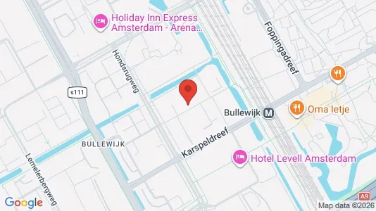 Apartments for rent i Amsterdam Amsterdam-Zuidoost - kort over placeringen
