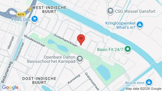 Apartments for rent i Groningen - kort over placeringen