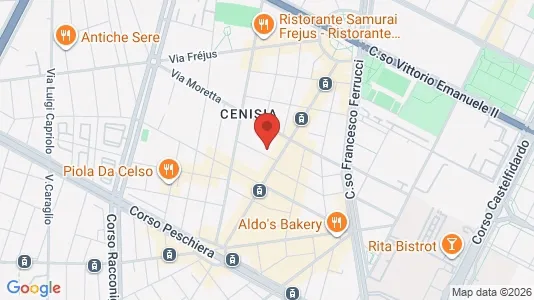 Apartments for rent i Turin - kort over placeringen