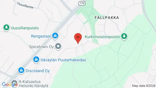 Apartments for rent i Helsinki Itäinen - kort over placeringen
